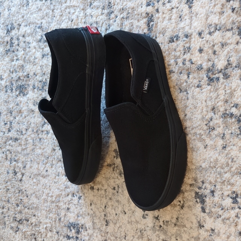 Vans Classic Black Slip-Ons - Picture 3 of 6